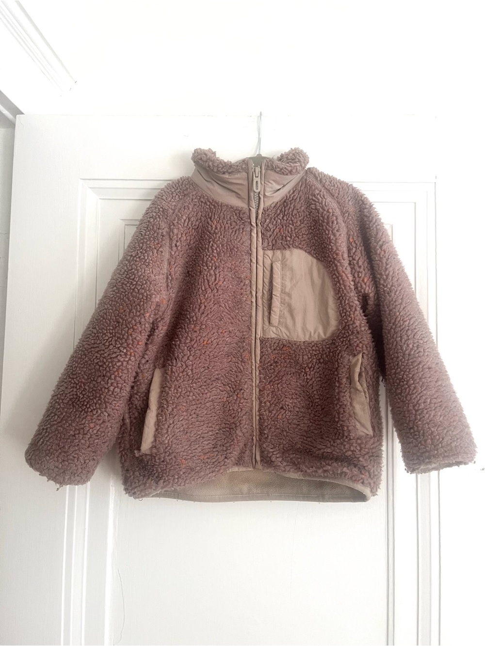 GUC! Zara Fluffy Mauve Fleece Jacket (5-6)
